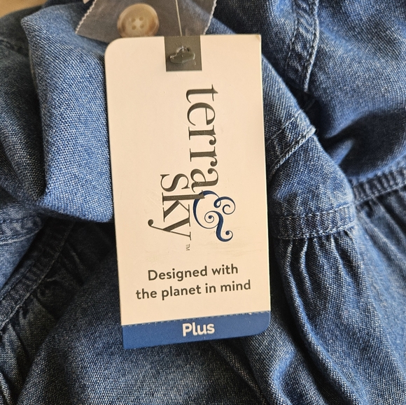 100% Cotton Casual Shirt Dress - Picture 6 of 7